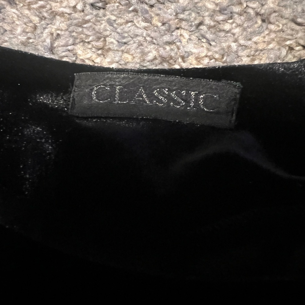 Vintage 90s Black Velvet and Silk Whimsigoth Ball Gown - Picture 5 of 10